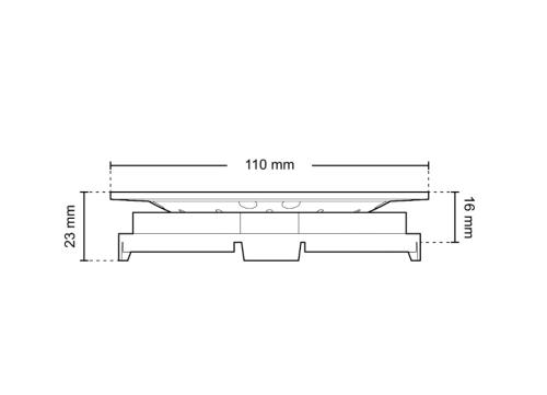 Głowica samopoziomująca do STANDARD wys.16mm